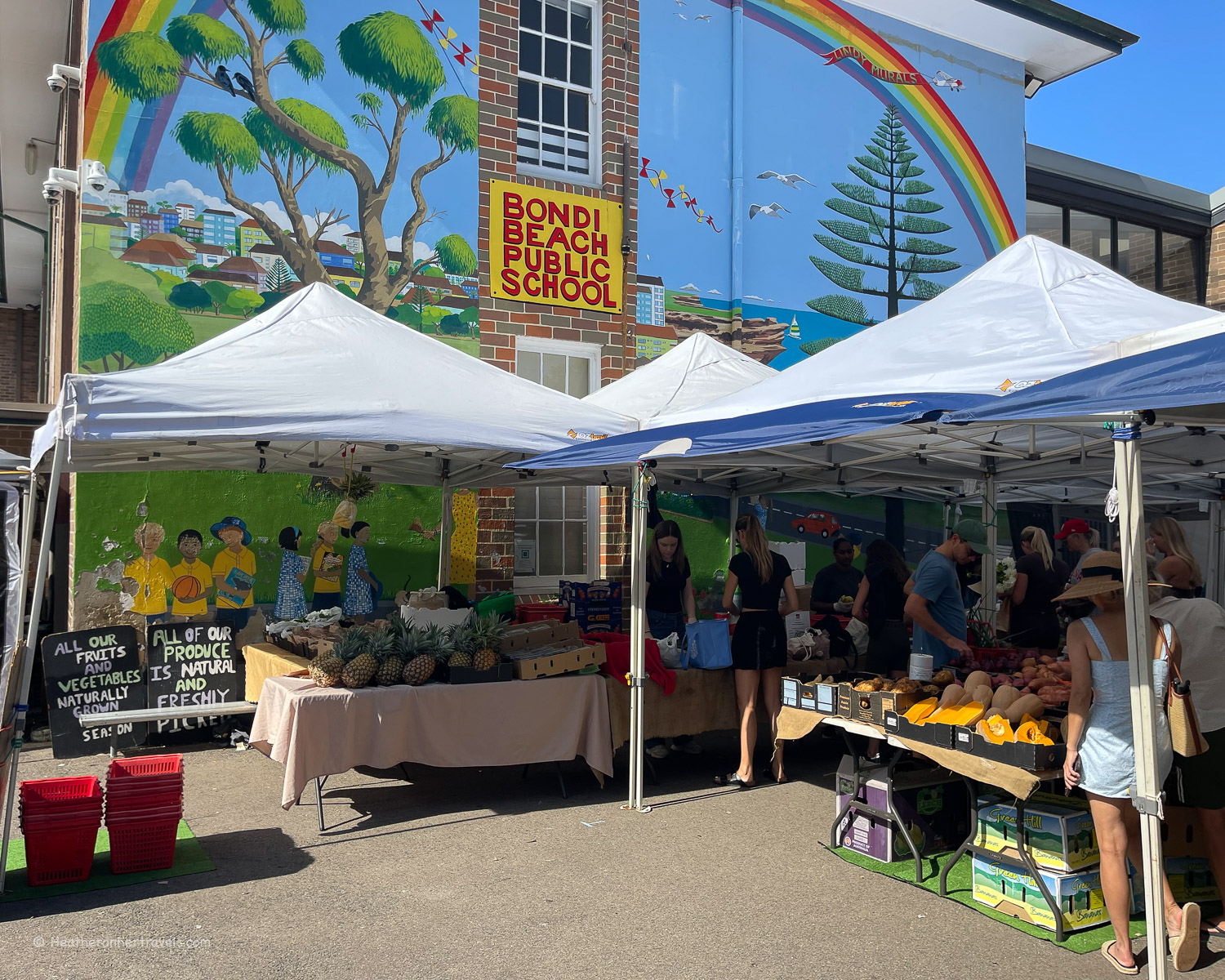 Bondi Beach Market, Sydney, Australia &copy; Heatheronhertravels.com