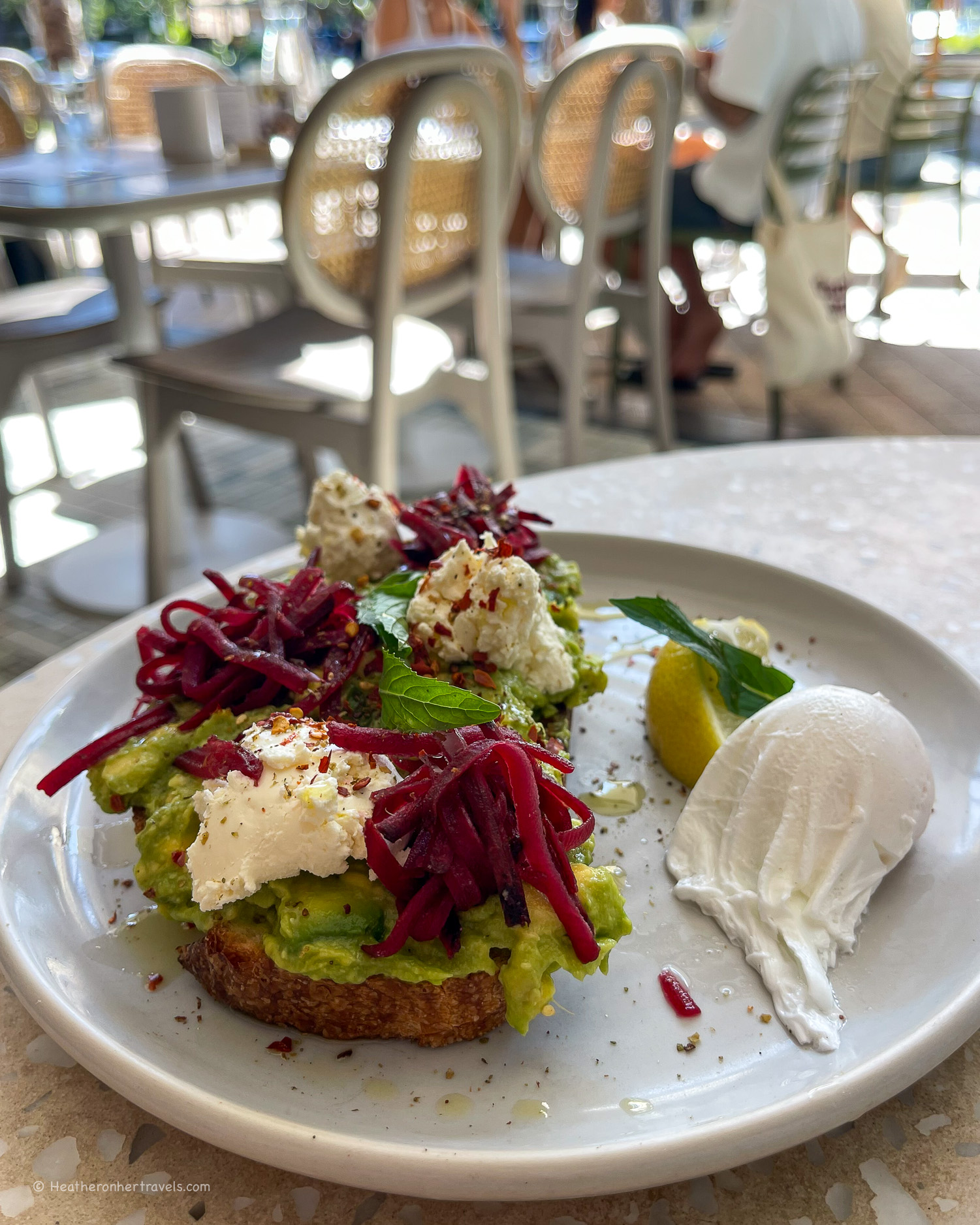 Brunch on Bondi Beach, Sydney, Australia &copy; Heatheronhertravels.com