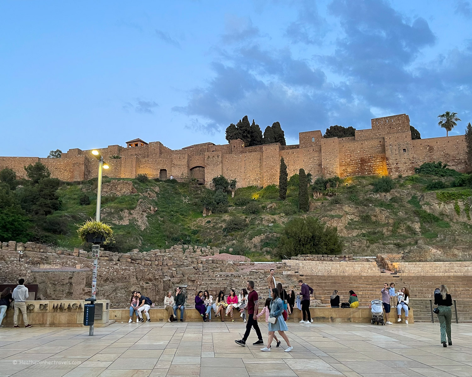 Gibralfaro castle Malaga Spain &copy; Heatheronhertravels.com