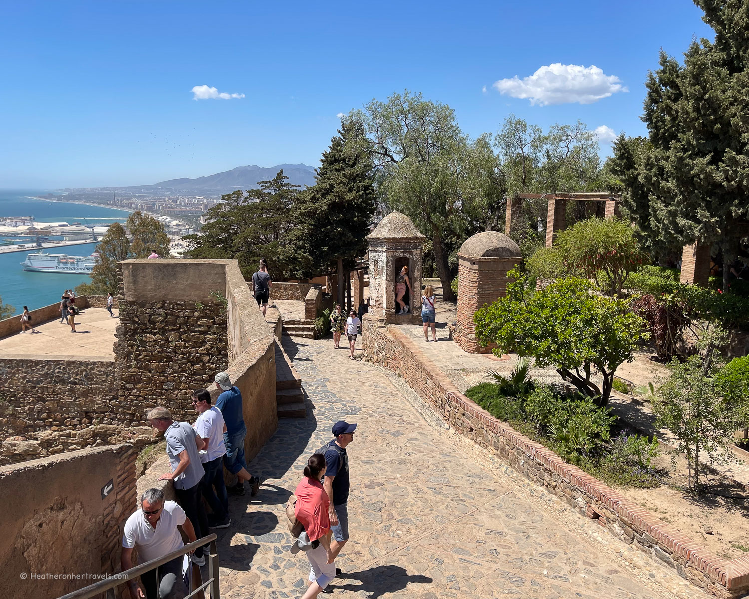 Gibralfaro castle Malaga Spain &copy; Heatheronhertravels.com
