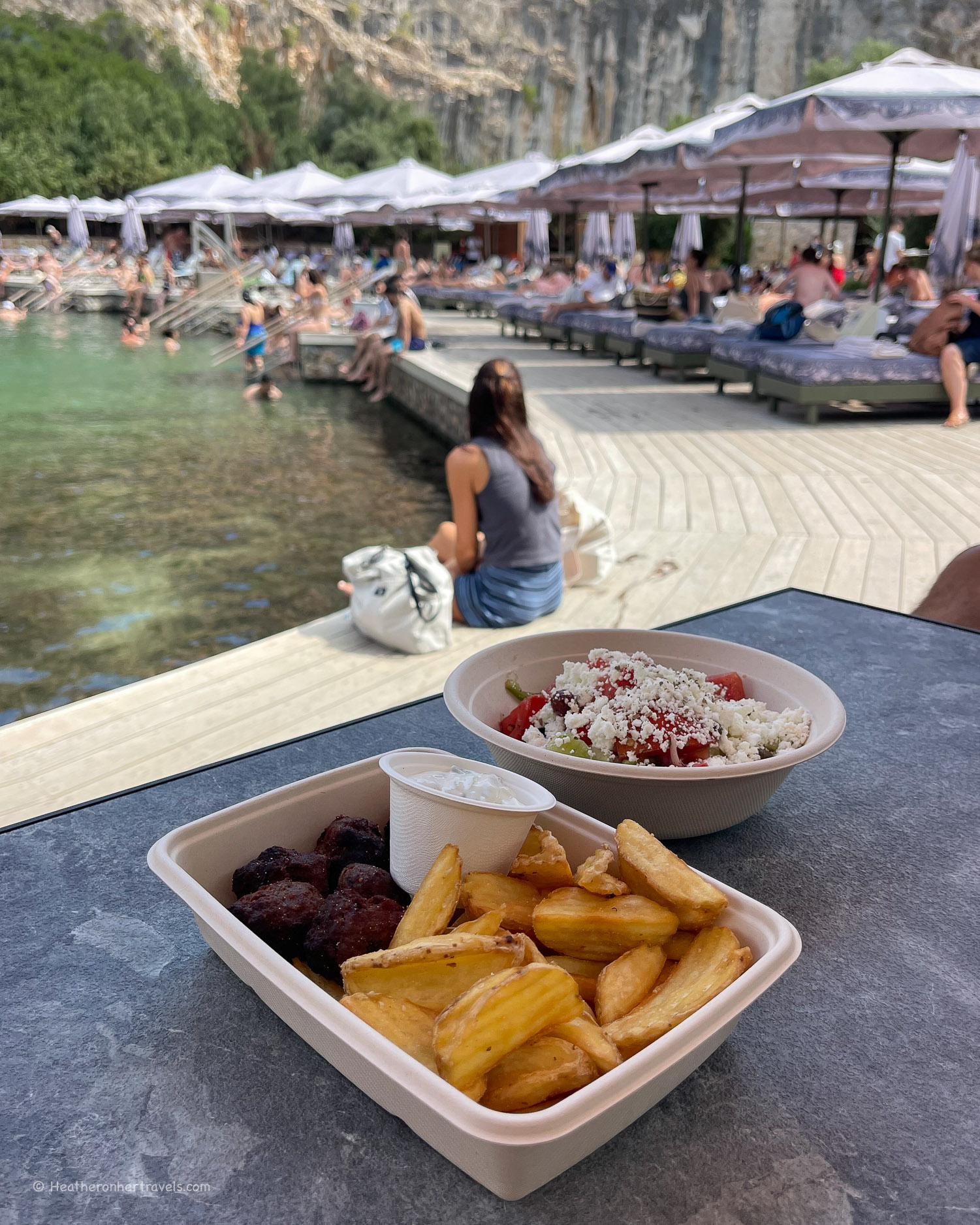 Lake Vouliagmeni near Athens &copy; Heatheronhertravels.com