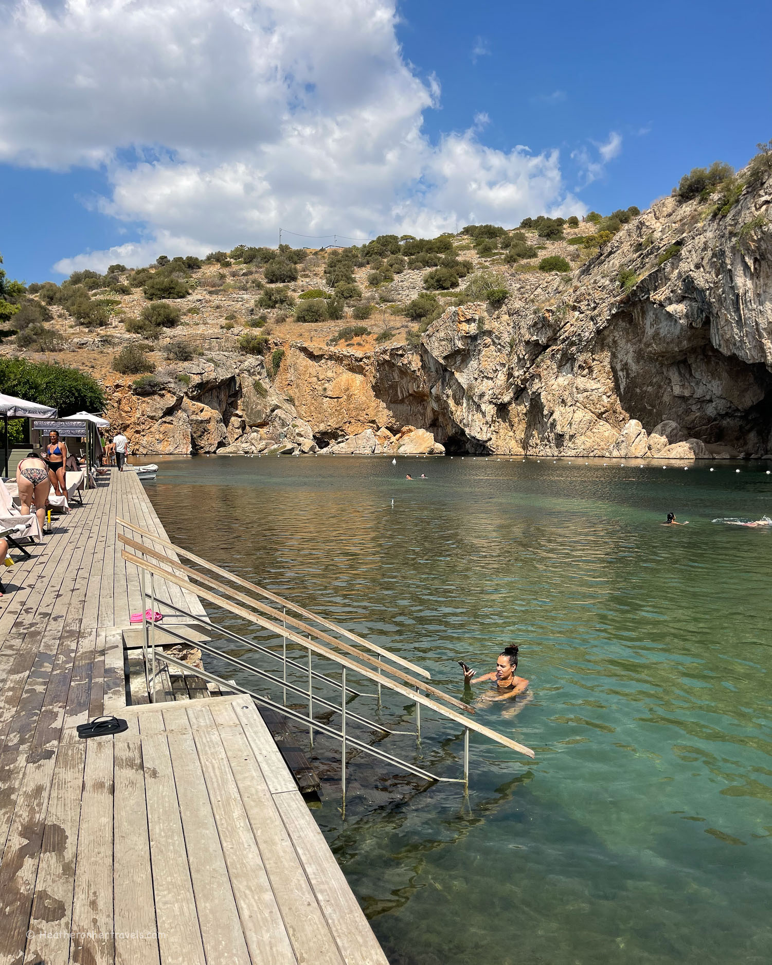 Lake Vouliagmeni near Athens &copy; Heatheronhertravels.com