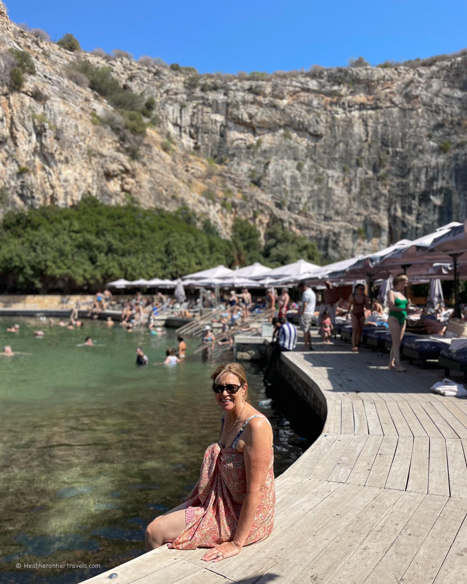 Lake Vouliagmeni near Athens &copy; Heatheronhertravels.com