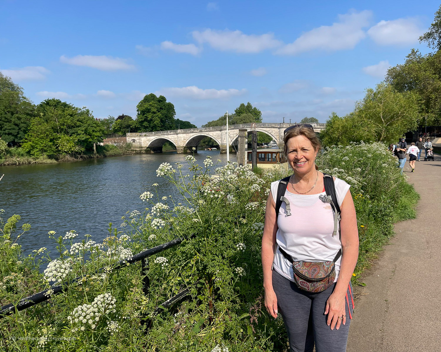 Richmond on the Thames Path National Trail &copy; Heatheronhertravels.com