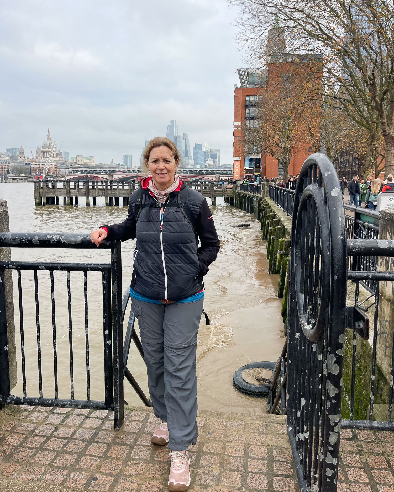 South Bank on the Thames Path National Trail &copy; Heatheronhertravels.com