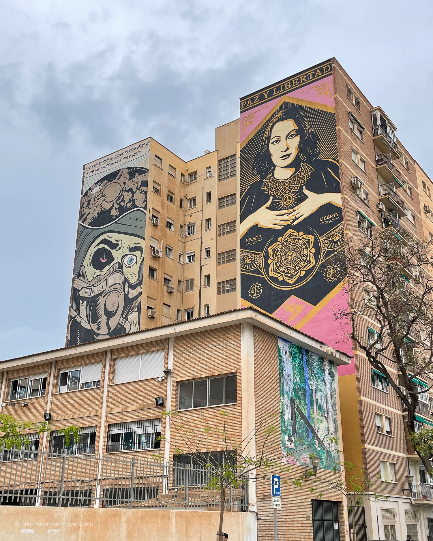 Street art in Malaga Spain &copy; Heatheronhertravels.com