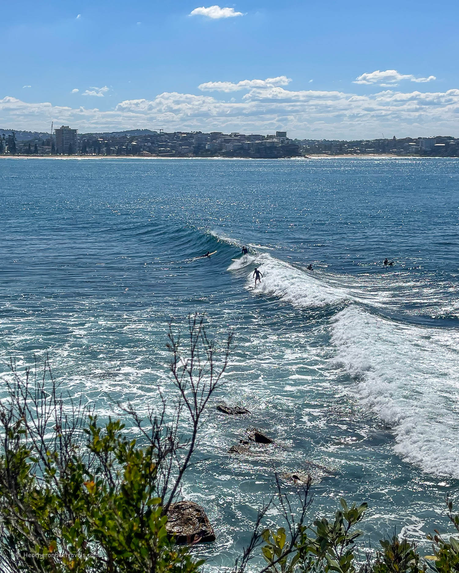 Surfers at Manly Sydney Australia &copy; Heatheronhertravels.com